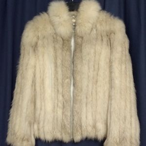 Vintage Real fox fur coat